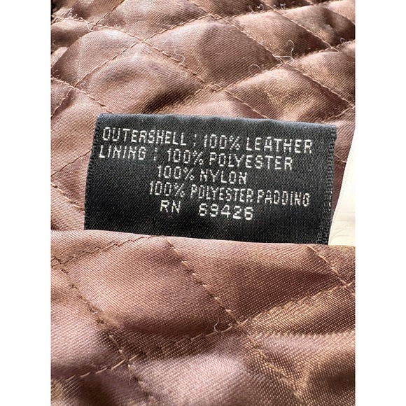 Retro‎ Wilsons Leather Women's Jacket Brown Genuine Leather Belted Blazer Size L - Picture 5 of 9